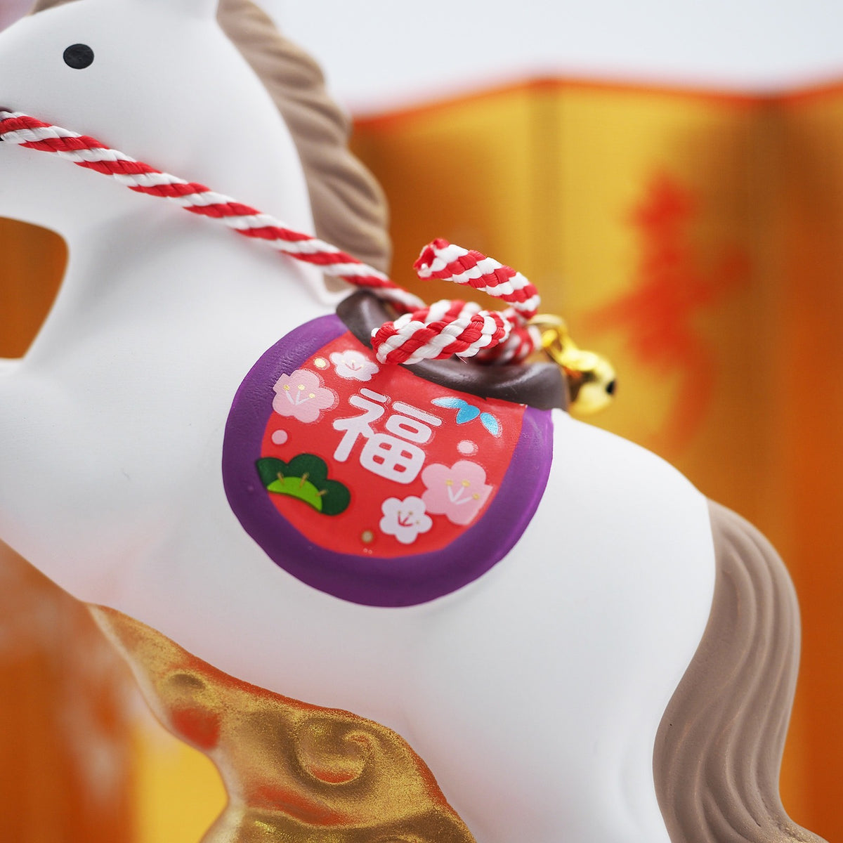 Soaring Horse Zodiac Figurine with Display Screen | Yakushigama 2026 Zodiac