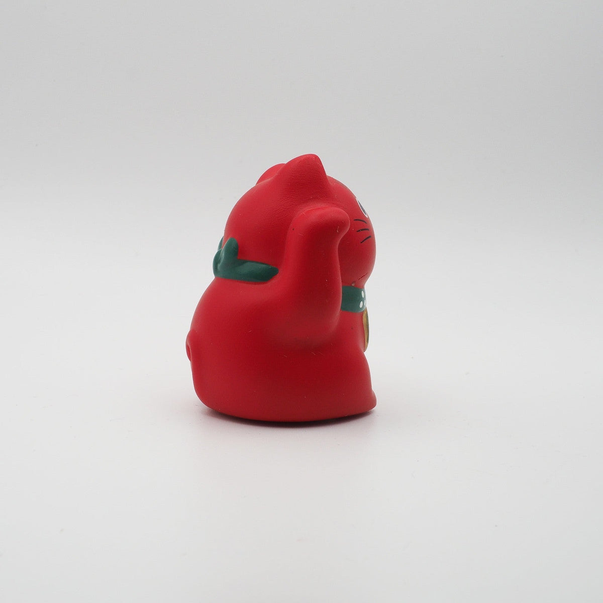 Mini Japanese Lucky Cat Pair – Red & Pink Maneki Neko | Yakushigama