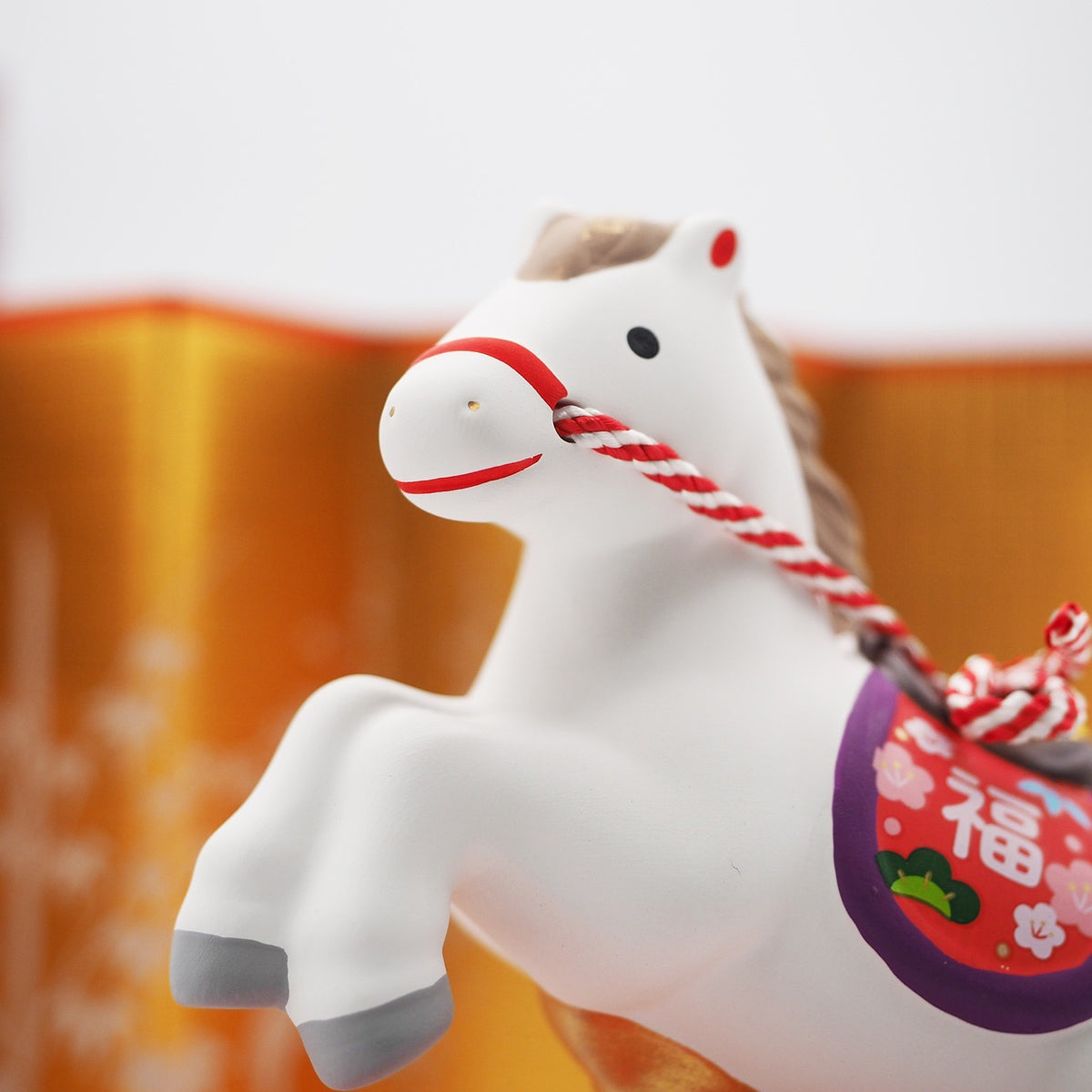 Soaring Horse Zodiac Figurine with Display Screen | Yakushigama 2026 Zodiac