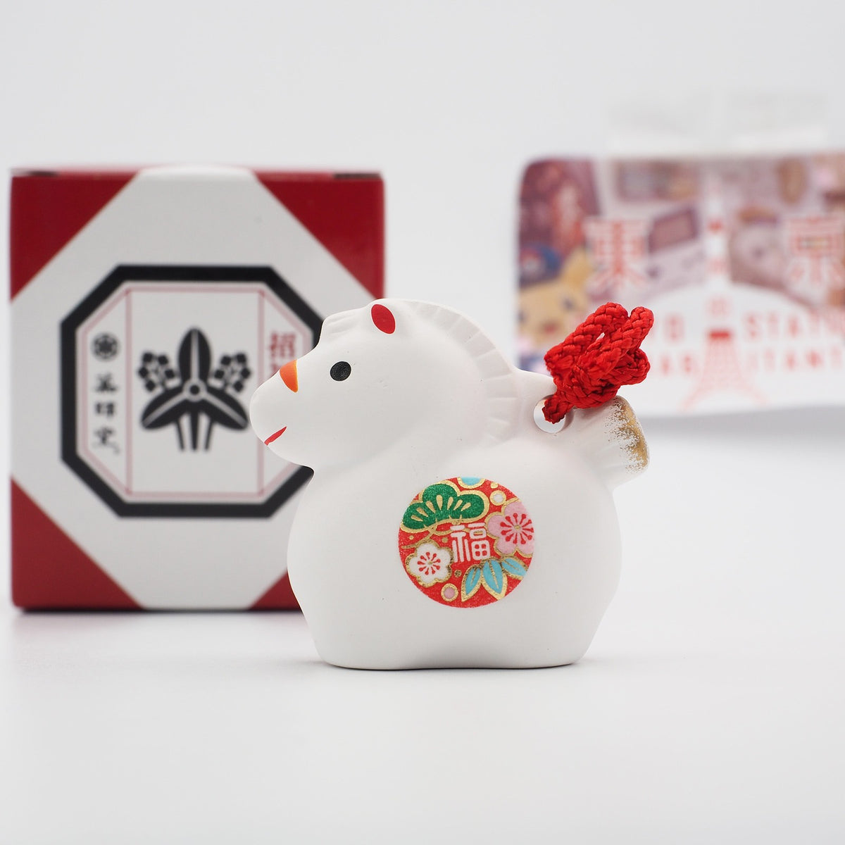 Mini Horse Zodiac Clay Bell | Yakushigama 2026 Zodiac