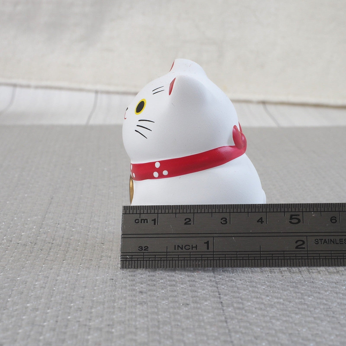 Set of 9 Mini Japanese Maneki Neko Lucky Cat Figurine | Yakushigama