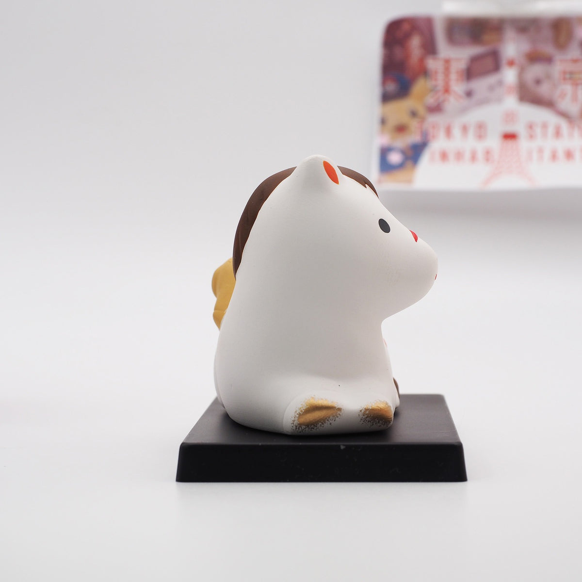 Horse and Foal Zodiac Figurine with Display Screen | Yakushigama 2026 Zodiac