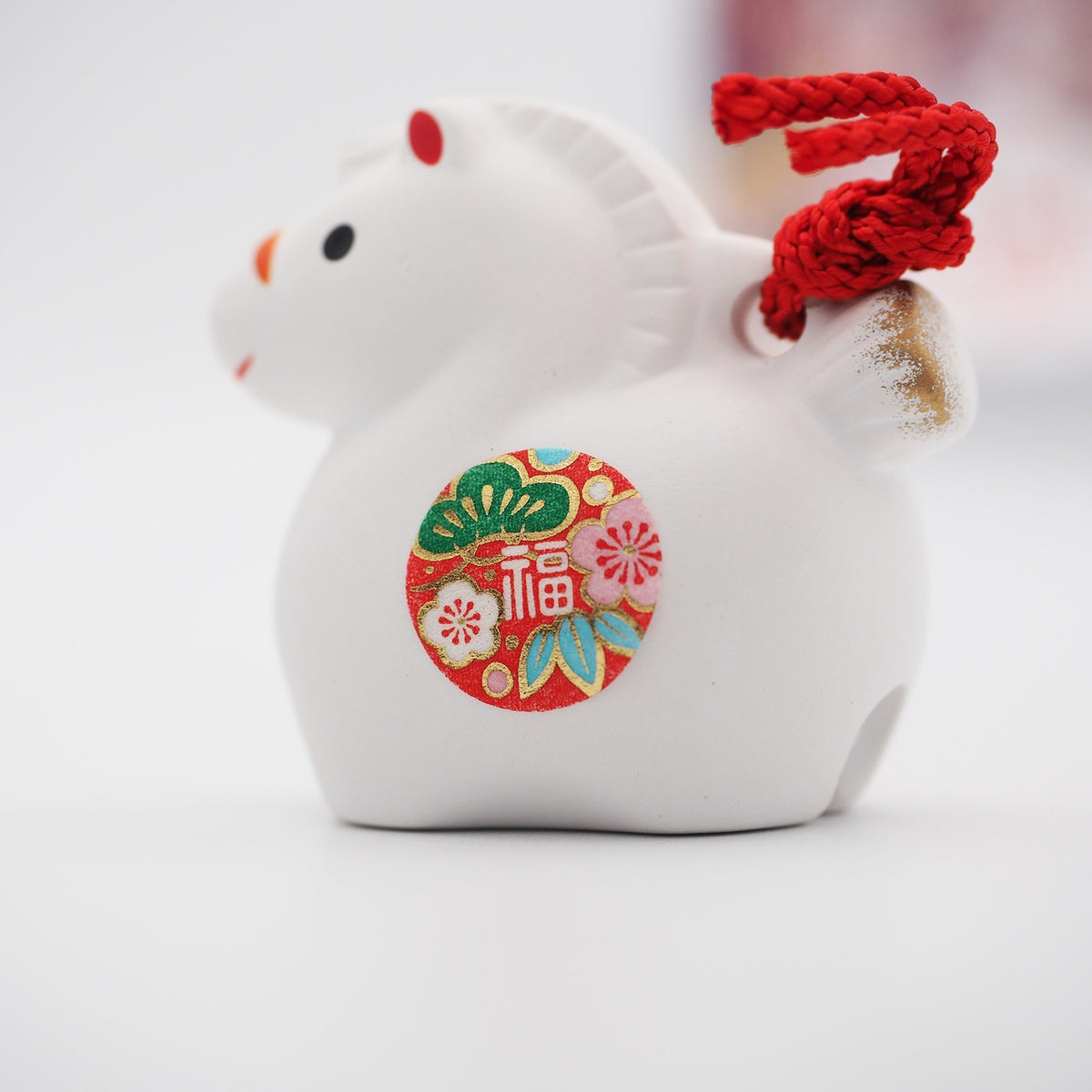 Mini Horse Zodiac Clay Bell | Yakushigama 2026 Zodiac