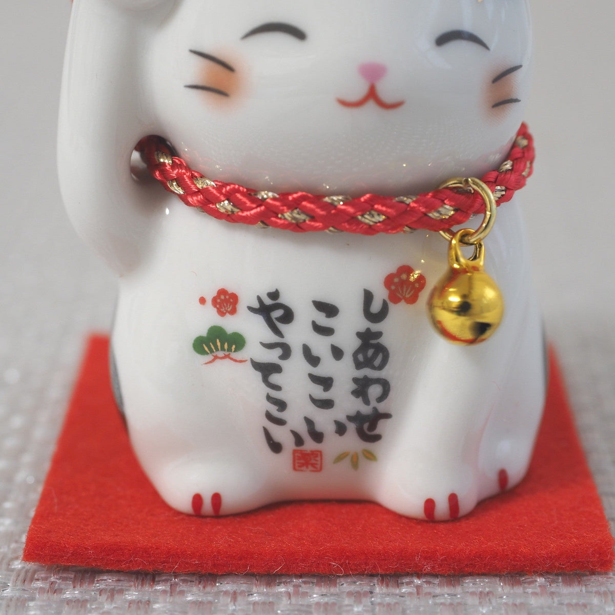 Set of 4 Japanese Lucky Cats – Calico, Brown Calico, Tuxedo & Orange Tabby | Yakushigama