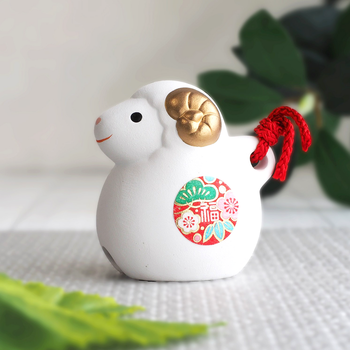 Mini Sheep Zodiac Clay Bell | Yakushigama 2027