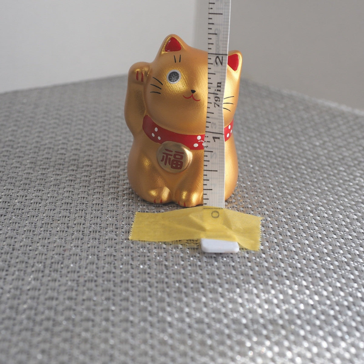 Mini Japanese Lucky Cat Pair – Gold & Silver Maneki Neko | Yakushigama