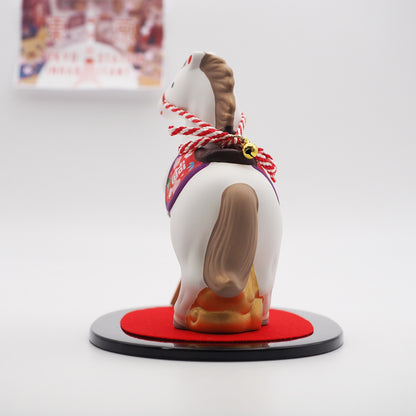 Soaring Horse Zodiac Figurine with Display Screen | Yakushigama 2026 Zodiac