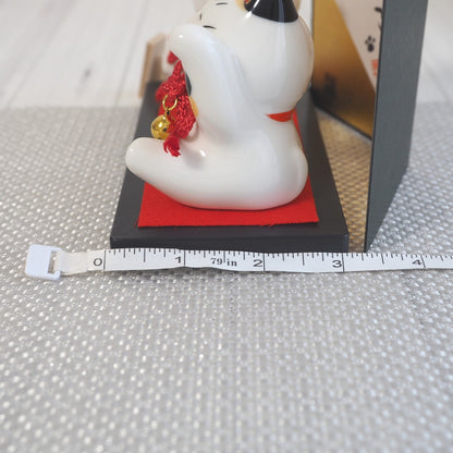 Maneki Neko Japanese Lucky Cat Pair – Wealth & Welcome | Yakushigama