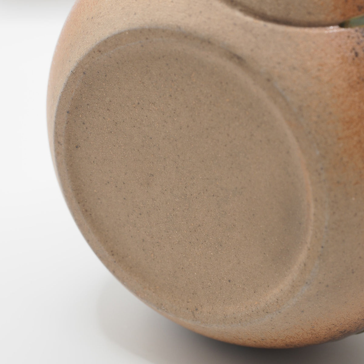 Japanese Tokoname Ware Kyusu Teapot  Rustic Green Brown Ceramesh 350ml Made in Japan, Aichi