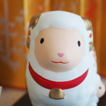 Sheep Parent and Baby Zodiac Figurine | Yakushigama 2027