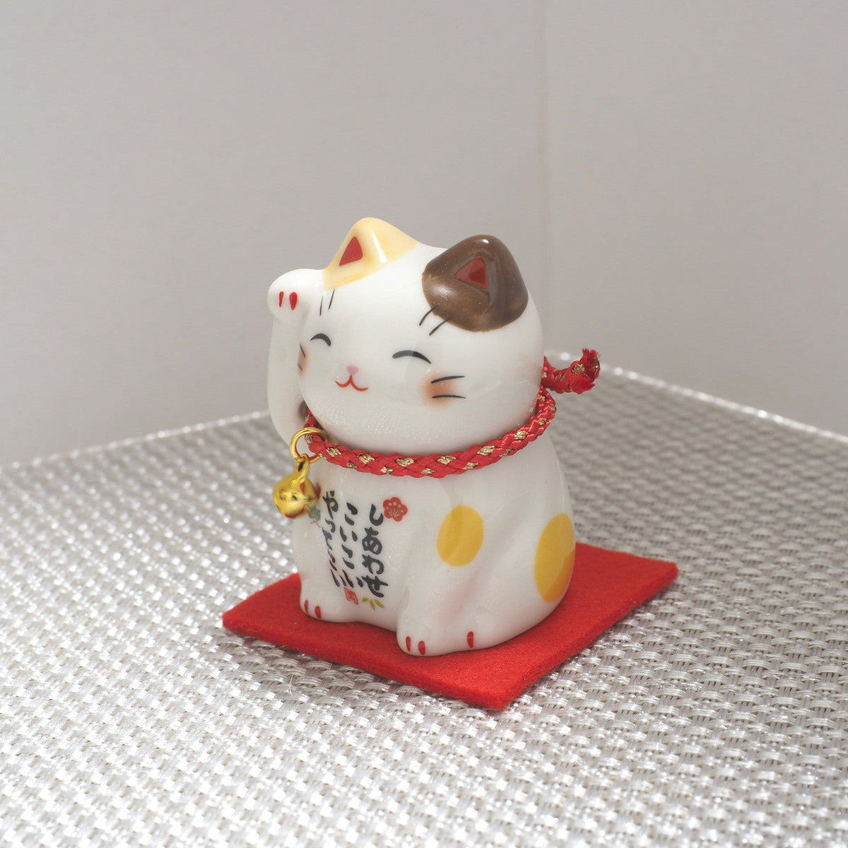 Brown Calico Maneki Neko – Mini Lucky Cat - Yakushigama
