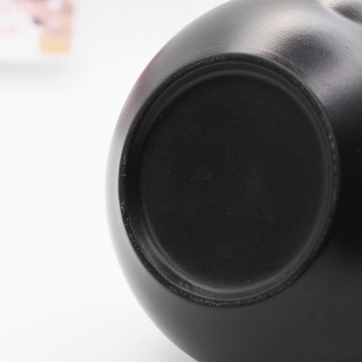 Japanese Tokoname Ware Kyusu Teapot 'Black-Round' 360ml Made in Japan, Aichi
