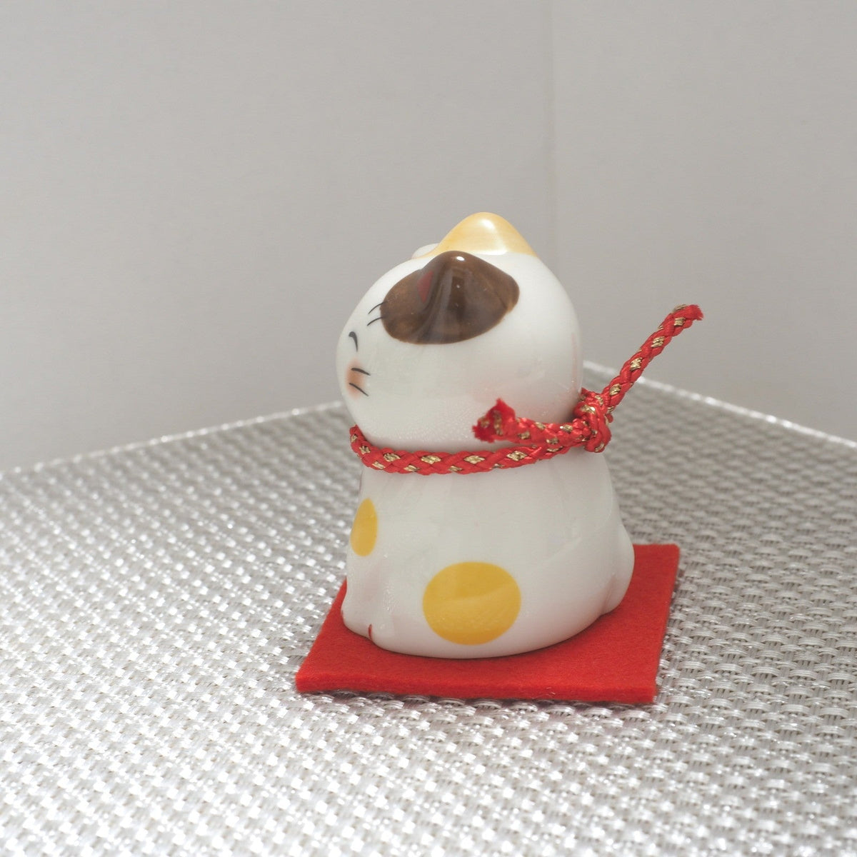 Brown Calico Maneki Neko – Mini Lucky Cat - Yakushigama