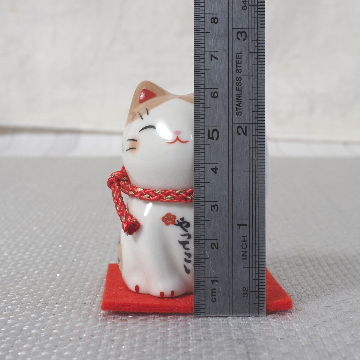 Japanese Lucky Cat Pair – Tuxedo & Orange Tabby Maneki Neko | Yakushigama