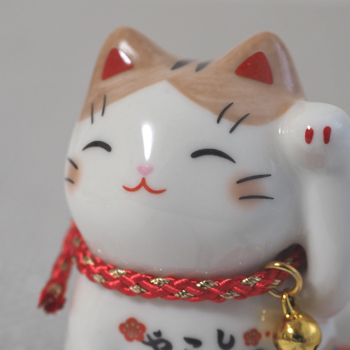 Japanese Lucky Cat Pair – Tuxedo & Orange Tabby Maneki Neko | Yakushigama