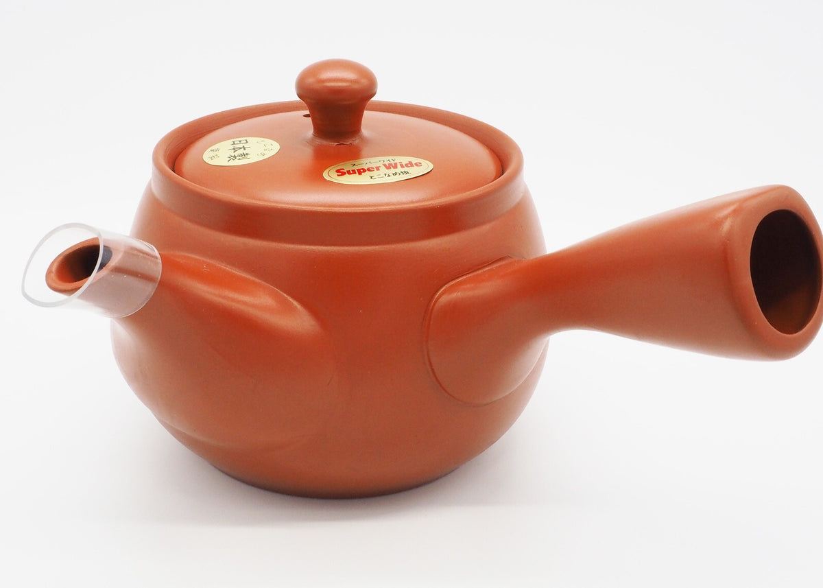 Japanese Tokoname Ware Kyusu Teapot for Daily Use 360ml Made in Japan, Aichi