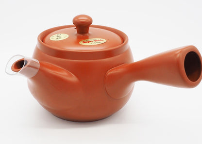 Japanese Tokoname Ware Kyusu Teapot for Daily Use 360ml Made in Japan, Aichi