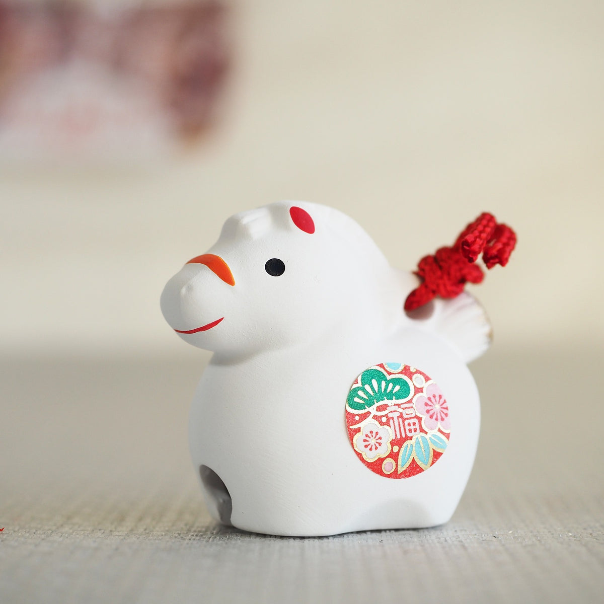 Mini Horse Zodiac Clay Bell | Yakushigama 2026 Zodiac