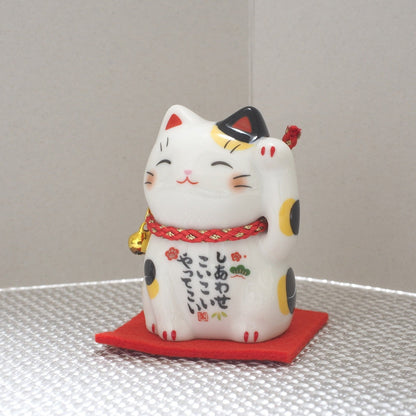 Set of 4 Japanese Lucky Cats – Calico, Brown Calico, Tuxedo & Orange Tabby | Yakushigama