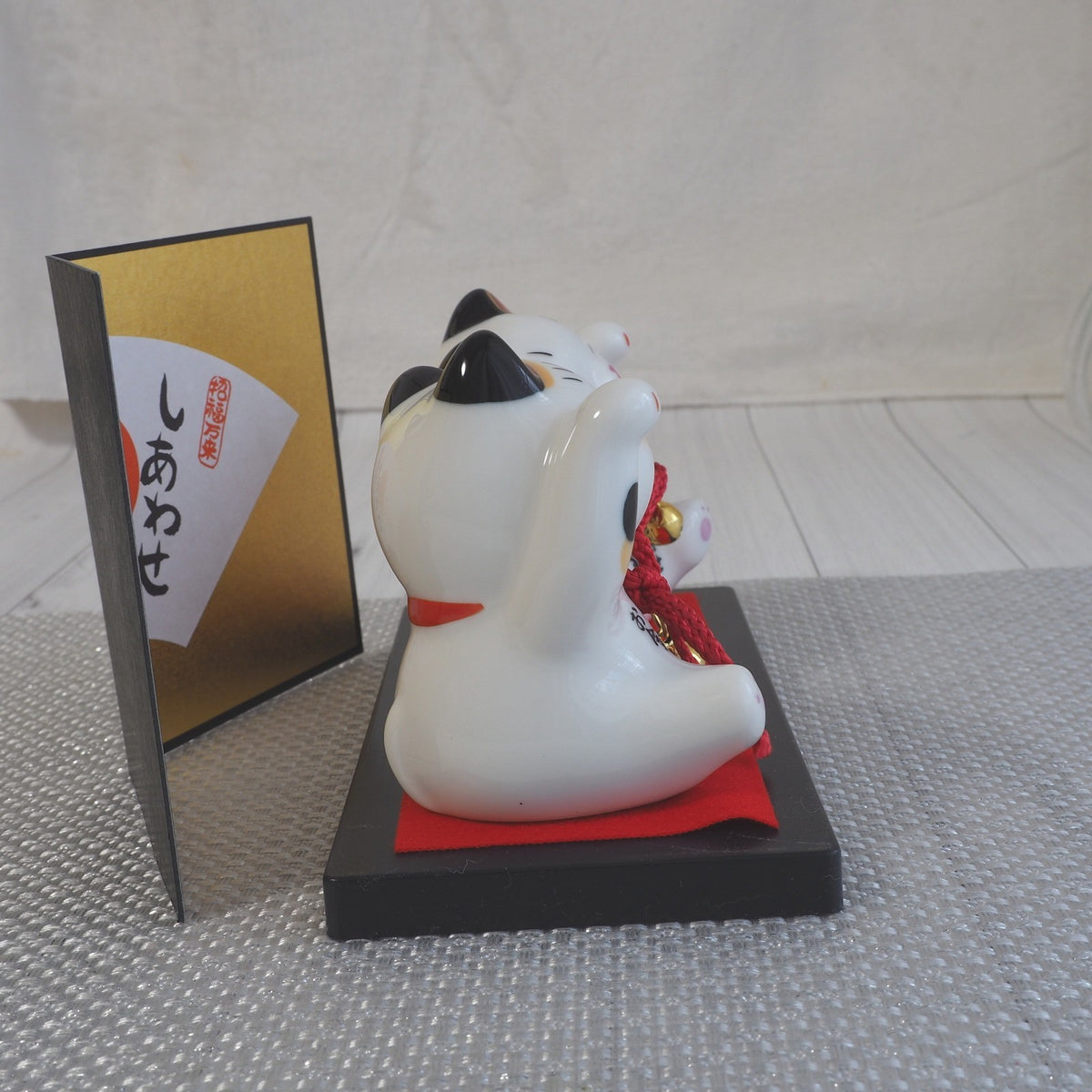 Maneki Neko Japanese Lucky Cat Pair – Wealth & Welcome | Yakushigama