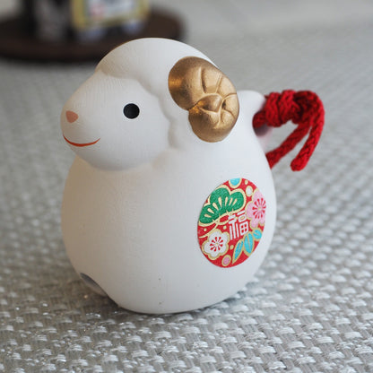 Mini Sheep Zodiac Clay Bell | Yakushigama 2027