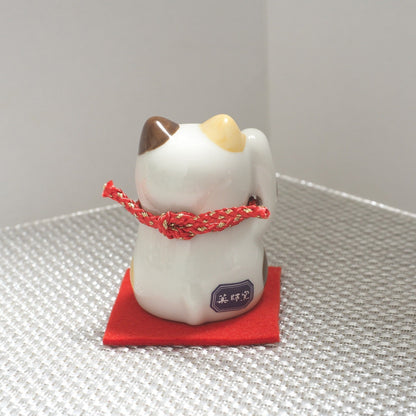 Brown Calico Maneki Neko – Mini Lucky Cat - Yakushigama