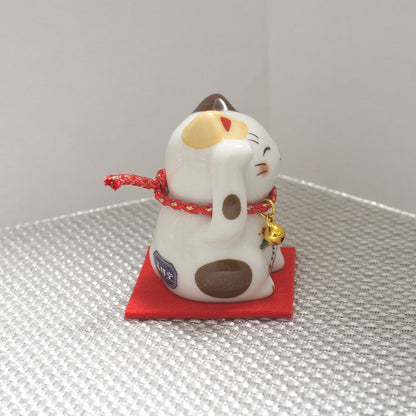 Brown Calico Maneki Neko – Mini Lucky Cat - Yakushigama