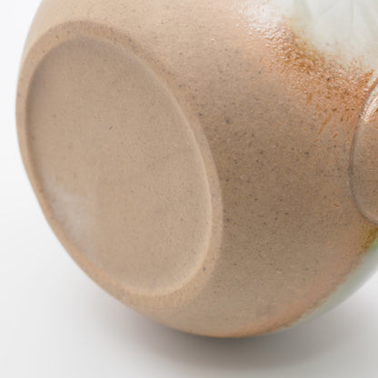 Japanese Tokoname Ware Kyusu Teapot 'Ash Gray Green Glaze' Ceramesh 350ml Made in Japan, Aichi