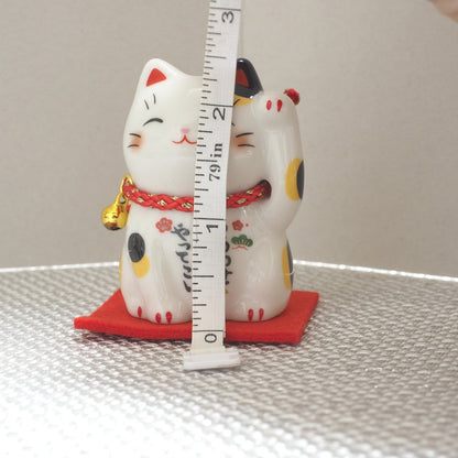 Japanese Lucky Cat Figurine – Calico Maneki Neko | Yakushigama