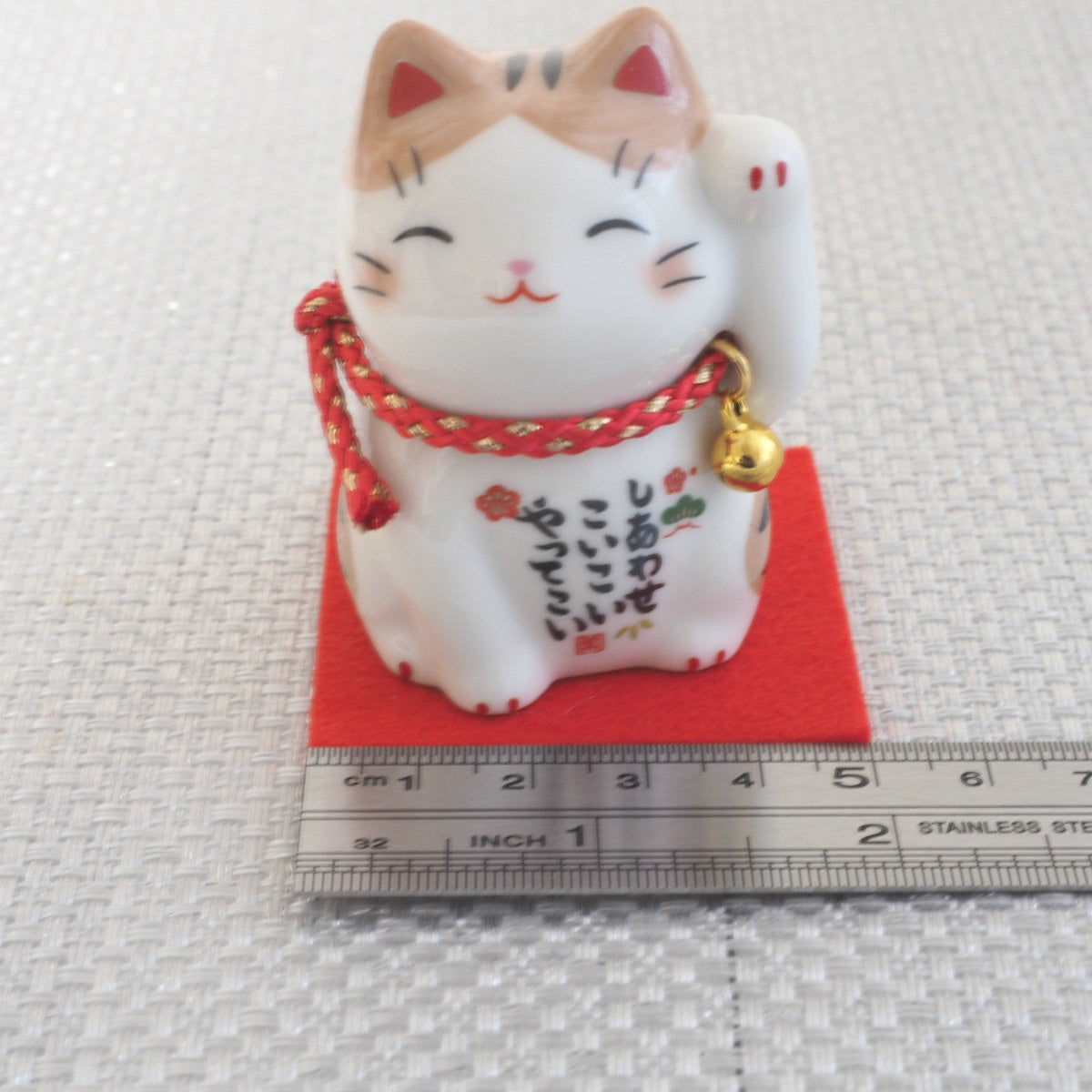 Set of 4 Japanese Lucky Cats – Calico, Brown Calico, Tuxedo & Orange Tabby | Yakushigama