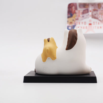 Horse and Foal Zodiac Figurine with Display Screen | Yakushigama 2026 Zodiac