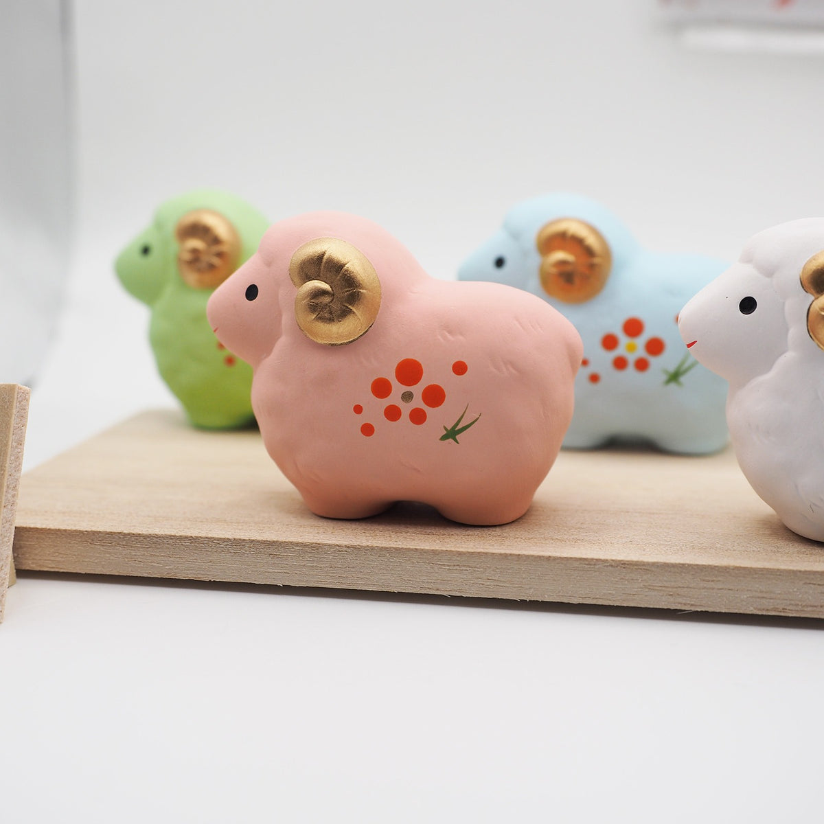 Pastel Sheep Zodiac Figurine Set of 5 | Yakushigama 2027